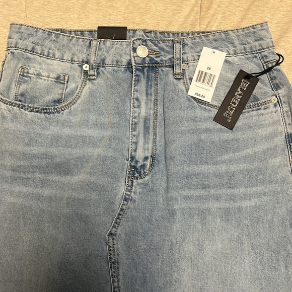 BLANK NYC Mid Rise Denim Maxi Skirt in In My Mind - Picture 4 of 7